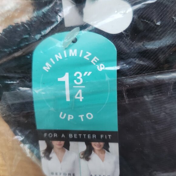 NWT Bali Satin Tracings Minimizer Underwire Bra DF3562 Black 34D - Picture 4 of 5